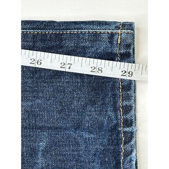 Cop.Copine Jean Blue Dark Wash Straight Leg Western Casual Normcore Size 30 - Picture 12 of 12